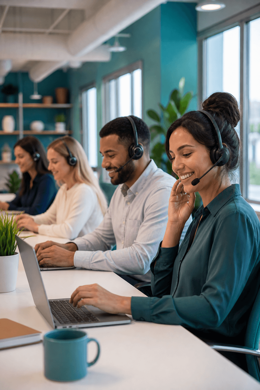 Équipe au travail